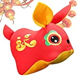 qiyifang Figurine di coniglio Decorazioni per la casa - Decorazioni per il capodanno lunare cinese Bunny Figurine | Lunare cinese ...