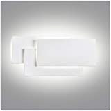Ralbay Applique da Parete Interni LED 12W 85-265V Lampada a Muro Applique Moderne da Interno e Estero per Decorazione Soggiorno ...