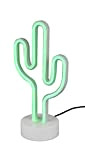 Reality Leuchten Cactus Lampada da Tavolo, Bianco