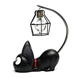 Resina creativa Kiki Cat Animal Night Light, Ornamenti Decorazione per la casa Regalo Piccola lampada da vivaio per gatti Respirazione ...