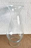 ricambio vetro per lumi a petrolio campana vetro trasparente per lumi ad olio e petrolio,tubi per lumi in vetro.L'altezza 19 ...