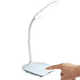 Ruilonghai Lampade da scrivania per Home Office,Lampada da scrivania a LED dimmerabile con Collo di Cigno Flessibile | Lampada da ...