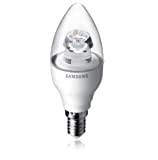 Samsung Lampadina a LED candela E14 3,2 W equivalente 15 W, 160 lumen, colore 2700 K bianco caldo