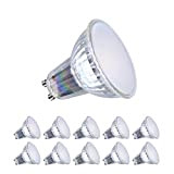 Sanlumia Lampadine LED GU10 8.5W, Equivalenti a Lampadine Alogene da 100 Watt, 800lm,CRI 90,Bianco Naturale Colore 4000K, Angolo del Fascio ...