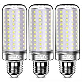 SAUGLAE Lampadine LED da 26W, 200W Lampadine a Incandescenza Equivalenti, Bianco Freddo 6000K, 3000Lm, E27 Lampadine a Vite Edison, 3 ...
