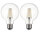 SD LUX Vintage lampadine LED Globo G95, lampadine a filamento Edison a vite E27, 8 W (Equivalenti a 75W), non ...