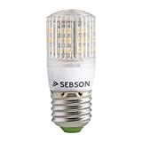 SEBSON® E27 3W Lampadina LED (pari a 25W), 240 lumen, bianco caldo, LED SMD, angolo di diffusione di 280°
