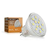 SEBSON® GU4/ MR11 1.6W Lampadina LED (pari a 15W), 150 lumen, bianco caldo, LED SMD, angolo di diffusione di 110°