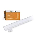 SEBSON® S14S 4W Lampadina LED (pari a 35W), 400lm, bianco caldo, angolo di diffusione di 150°, ø30x300mm