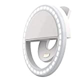 Selfie Light Ring LED del cerchio con il supporto del telefono regolabile per telefono cellulare portatile Uniforme Fotografia Bianco Luce ...