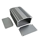 SENRISE Alluminio Progetto Box,(XD-81) Alluminio Strumento Elettrico Progetto Box Casella Elettronica Caso FAI DA TE per Holding Circuito, 43x78x140mm