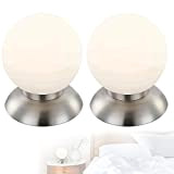 Set di 2 lampade da comodino Touch – Lampada da tavolo a LED 2 pezzi sfera – Lampada da tavolo ...