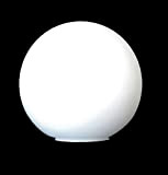 Sfera globo vetro bianco opaco 140 mm diametro bocca 55 mm - Accessori per lampade