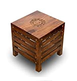 Sgabelli in legno per soggiorno, sedia seduta per la casa, finitura antica artigianale | tavolo fatto a mano per ufficio ...