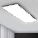 Shanyao - Alta Potenza Pannello a LED da soffitto rettangolare, Evolution UGR19, Non dimmerabile, 50W resa 180W 4720lm, Luce fredda ...