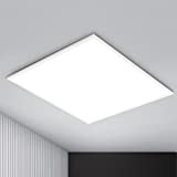 Shanyao - Alta Potenza Pannello luminoso a soffitto quadro a cornice bianca, Evolution UGR19, No Dimmerabile,50W - 180W, 4720 Lumen, ...