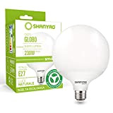 Shanyao Classic lampadina Globo LED G120 24W classe F (sostituisce 230W) E27, 2376 lumen non Dimmerabile, luce Naturale 4000K angolo ...