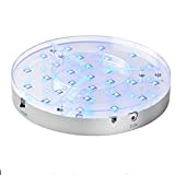 Shisha LED Base luci a soffitto luci effetto luce per pipa ad acqua con telecomando, 28 LED multicolori LED, ricaricabile, ...