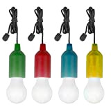 Shop Story - 4 lampadine a LED colorate da appendere, si accendono con un clic e non si riscaldano