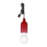 Shop Story – Lampadina colorata a LED da appendere – Si illumina con un Clic e non riscalda – Handy Light Red, colore rosso