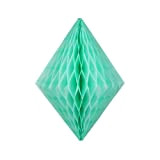 Skylantern Original 1874 - Decorazione alveolare in carta, a forma di cristallo, dimensioni: 50 x 34 cm, colore: Verde acqua