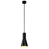 SLV Nero Phelia Salotto, Illuminazione di Interni, Sospensione per Sala da Pranzo, LED, Lampada a soffitto / E27 23W, 23 ...