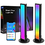 Smart LED Light Bar, ALED LIGHT Lampada Gaming RGBIC con 20 Modalità Scena e Sincronizzazione con Musica, Luce d'atmosfera Bianca ...