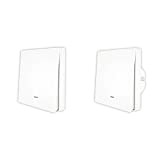 Smart Switch Light Switch with Transmitter Kit No Neutral Wire No Capacitor Required Works Smart Light Switch (Color : Kit ...