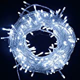 SOAIY 13M 100 LED Catene luminose Stringa luci Luci natalizie interno 8 Effetti di luce Impermeabilità IP44 Decorazione natalizia Interni ...