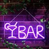 SOLIDEE Grande Bar Neon LED Neon con interruttore di luminosità regolabile Scritte Neon decorativa per bar club sala giochi feste ...