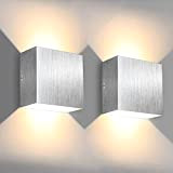 SOLMORE Lampada da parete a LED in due pezzi, 3000K bianco caldo 600LM 6W Lampada da parete per interni, lampada ...