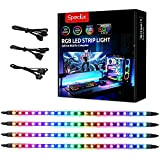 Speclux, luci magnetiche per PC arcobaleno, striscia LED RGB per PC, indirizzabile digitale, WS2812B, 5 V, 3 pin, compatibile con ...