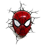 Spider-Man Lampada da Parete 3D Marvel Mask