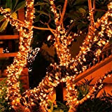 spier 22M 200LEDs Solar String Light Impermeabile Solar String Lights Outdoor Garden Solar Light Chain Holiday Christmas Tree Garland