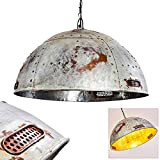 Svanfolk, lampada a sospensione vintage in metallo grigio ruggine 1 lampadina E27 max. 25 Watt, altezza max. 121 cm, diametro ...
