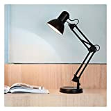 Task Lamp Flicker-Free Student Reading Light Foldable Bedroom Bedside Light for Office Crafting Drawing Nail Art Desk Lamp (Color : ...