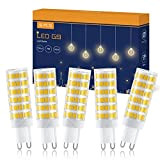 TASMOR Lampadine LED G9, Lampadina G9 LED Luce Calda, 7W Equivalente 70W Lampada Alogena, 700LM, LED G9 Bianco Caldo 3000K, ...