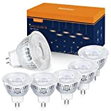 TASMOR Lampadine LED MR16 GU5.3, 12V LED GU5.3 Bianco Caldo 2700K, 4W Equivalente a 40W Alogena, 420Lm, AC/DC 12 Volts, ...