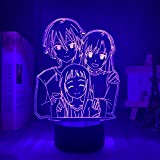 Tatapai ILight Anime Gift Store LED Light Spada Art Online per Camera Da Letto Decor Night Light SAO Kirigaya Kazuto ...