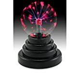 Tenlacum USB magico vetro Base nero Plasma Ball sfera lampada luce partito nuovo