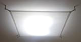 Textiles - Pannello luminoso a LED, 12 W, per studio fotografico, con kit hardware, bianco, Grösse 100/140 cm