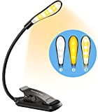 TnYoYo Luce da Lettura, 7 LED Lampada da Lettura con Controllo Touch, Luce Lettura Ricaricabile USB con Clip Luce per ...