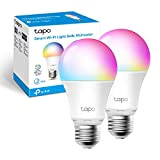 TP-Link Lampadina WiFi Intelligente LED Smart Multicolore, E27 Lampadina Compatibile con Alexa e Google Home, 806 lumen, 8.7W, Senza hub ...