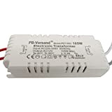 Trasformatore LED 0-60 Watt 12 V ~ AC/alogeno fino a 105 W AC per G4, GU5.3, MR16, MR11 e molto ...