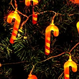 TSLBW 3 metri Catena Luminosa Luci di Natale a LED canna di Natale Decorazione per albero di Natale Luci a ...
