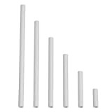 Tubo di estensione in metallo per lampade a sospensione o da tavolo - 10 cm, Bianco