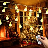 TVLIVE Catena Luminosa 15 m 100 Led 8 Modalità con Telecomando Decorazione Camera Casa per Festa Natale Compleanno Serata Matrimonio ...