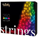 Twinkly Strings – Stringa di Luci a LED Controllabile da App con 250 LED RGB (16 Milioni di Colori). 20 ...