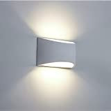 Universo applique in gesso da parete a muro per interno design moderno con attacco lampadina g9 (non inclusa) lampada doppia ...