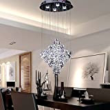 UNZERP Moda OOFAY Light® LED 4 * 3W contemporanea K9 Cristallo Moderno lampadario di Goccia della Pioggia di Illuminazione Crystal ...